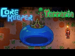 Terraria's King Slime is in Core Keeper! - Core Keeper x Terraria Cross Over Event