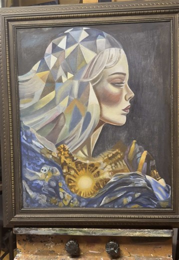 Some Timelapse footage from “Geode Muse” oil and tempera on canvas. #Geode #TimeLapseArt #ArtProcess #PaintingTimeLapse #CreativeJourney #AbstractArt #ArtisticExpression #CanvasCreation #Brushwork #ColorPlay #ArtInMotion #VisualArt #ContemporaryArtist #ModernArt #ArtisticProcess #ArtVideo #PaintingVideo #ArtisticJourney #ArtisticFlow #ArtisticInspiration #ArtisticCreation #ArtisticVision #Artist #ArtisticSoul #ArtisticMind #ArtisticExpressionism #ArtisticImpression #ArtisticDesign #ArtisticDevel