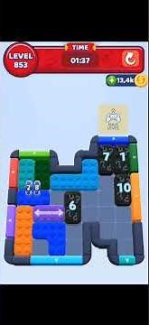 Color Block Jam Level 853 Solution Walktrough