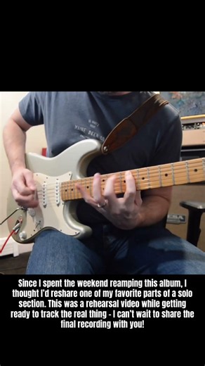 Part of a solo section from the album I’m just wrapping up!