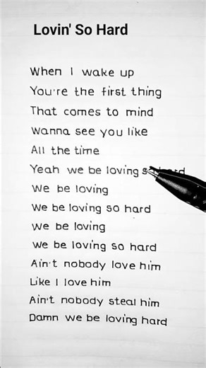 Lovin' So Hard 💗 - Becky G (Lyrics)
