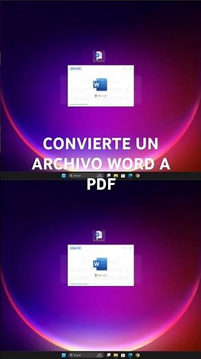 ¡Convierte Word a PDF Fácil y Rápido! 😺 Guía en 1 Minuto #windows #windows11tips #pctricks