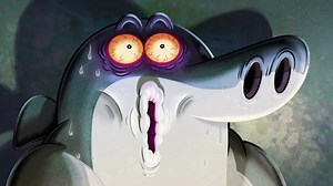 Sharko has a competitor 💪🦈 Watch the full episode from season 3 here 👉 bit.ly/ZIGS03EP53 #zigandsharko #cartoon #mermaid #bernie #sharks | Zig & Sharko