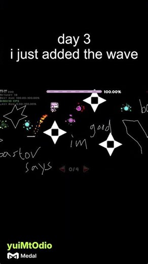 day 3 of making a demon level with Alligator Skin Boots #geometrydash #gd #gmd #mccafferty #gddemon