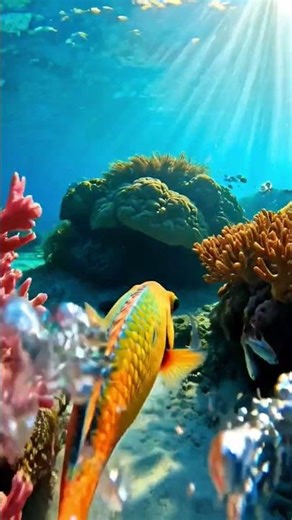 Fish Life water underground video recording