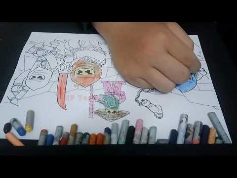 Coloring Picture Of Ninja Warriors Saving The World From Evil Forces 10 - Start Vacuum