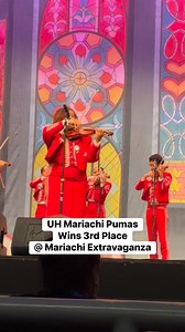UH Mariachi Pumas wins 3rd Place at the 31st Annual Mariachi Extravaganza produced by Cynthia Munoz in San Antonio, Texas. | Mariachi Festival
