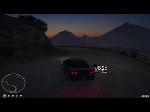 FiveM Hologram Speedometer Test- 180sx downhill