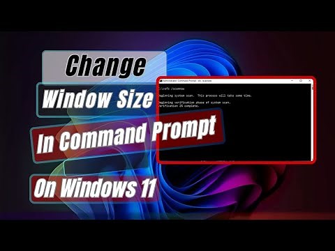 How To Change Command Prompt Window Size In Windows 11