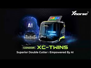 Xhorse Condor XC-TWINS Key Cutting Machine- Power by AI (VVDISHOP)