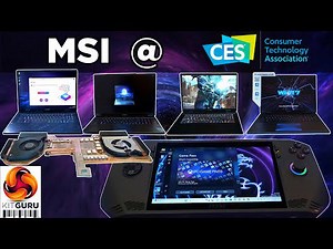 CES 2024: MSI notebooks - The Claw, AI laptops and more