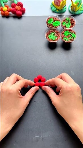 Transform Egg Cartons into a Mini Clay Garden for Kids