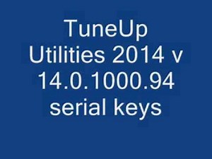 TuneUp Utilities 2014 v 14 0 1000 94 serial key