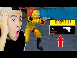 EL RETO DE UNA SOLA BALA en LOBO SOLITARIO 😱 FREE FIRE *increible*