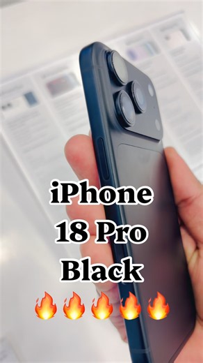 iPhone 18 Pro Black ✅✅❌❌🥇🥇 #apple #techhighlights #unboxing #trending #reels #technology #apple