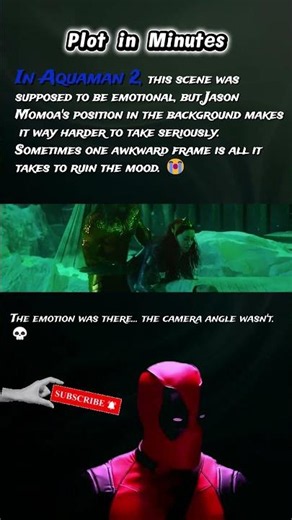 This Aquaman 2 Scene Was Supposed To Be Sad 😭 #aquaman #dc