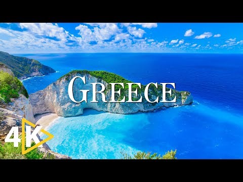 FLYING OVER GREECE (4K UHD) - Soothing Music Along With Beautiful Nature Videos - 4K Video Ultra HD