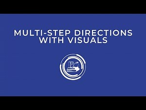 Teaching Technique: Multi-Step Directions with Visuals