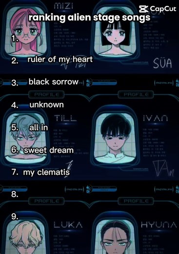 Ranking alien stage songe #alienstage #blinkgone