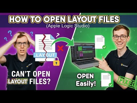 How to Open LAYOUT Files (Apple Logic Studio)