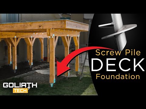 Building a Raised Deck Using Helical Piles | *NO CONCRETE*