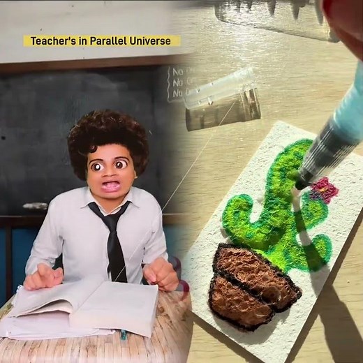 Teachers in Parallel Universe 🤣 #shorts #teachers #funny #school #sraoster