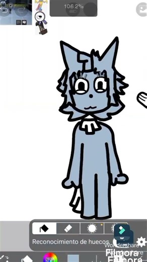 dibujo de dandys world con una persona que me cayó bien #dandysworld #arte