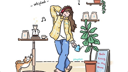 🌟playlist 🎵 假期的早上☀，浇花🌷、喂猫🐱、煮咖啡☕是最幸福的事🎈