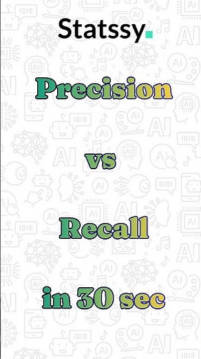 How do precision and recall are different in machine learning & data science #statisticalanalysis