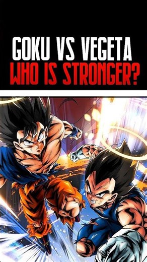 Dragon Ball Z Goku vs Vegeta 🔥 Who Is Stronger? | Anime Debate #shorts