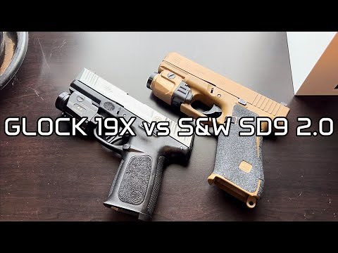Smith and Wesson SD9 2.0 vs Glock 19X