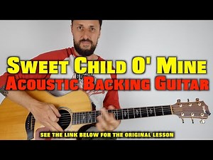 Sweet Child O' Mine Acoustic Backing Track