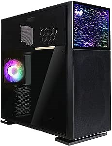 in Win N515 Black Nebula Design Front Panel Mid Tower