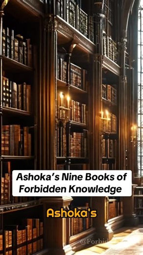 Nine books of forbidden science — guarded for millennia. 📚 #ForbiddenVault #Ashoka #AncientSecrets #HiddenHistory #fyp | ForbiddenVault