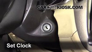 How to Set the Clock / Change Time on a 2002 Toyota Highlander Limited 3.0L V6