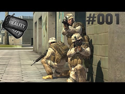 Project Reality Gameplay #1 - german - Festgenagelt vom Panzer und auf hoher See!