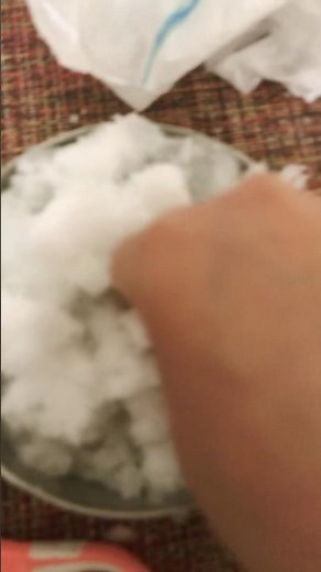 How to make cloud slime without instant snow Pt 1