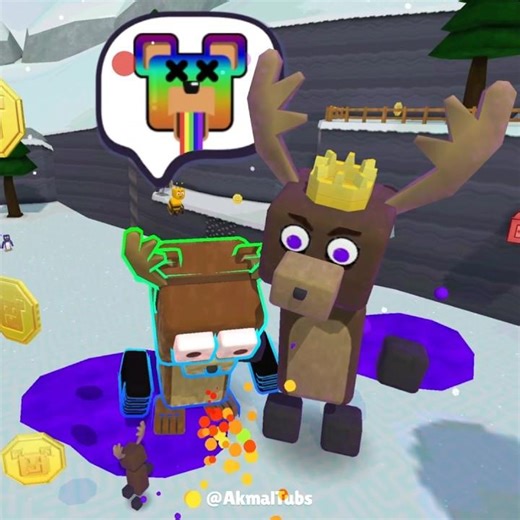Emote in Front of All Enemy Super Bear Adventure 😂 #superbearadventure