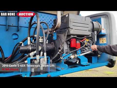2013 Genie S-60X Telescopic Boom Lift