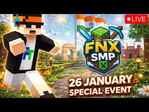 REPUBLIC DAY SPECIAL EVENT🧡🤍💚 | PUBLIC SMP 24/7 | JAVA + BEDROCK | FREE JOIN 🔥 #minecraft #smp