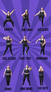 68K views · 608 reactions | Arm + Lower Body Workout  Practice these exercises 20 to 50 times each, do these in the afternoon or throughout the day to burn calories and improve mobility! ✨️ #workout #danceexercise | Jessica Broschart | Facebook