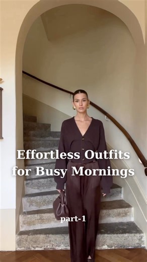 ✨ Effortless Outfits for Busy Mornings ✨ Because chic style doesn’t have to take hours 💼🤍 ✔ Quick & polished looks ✔ Timeless everyday staples ✔ Easy combinations that save time Perfect for work, coffee runs, or those mornings when you need to look put-together in minutes ⏱️ | La Femme Wanderer