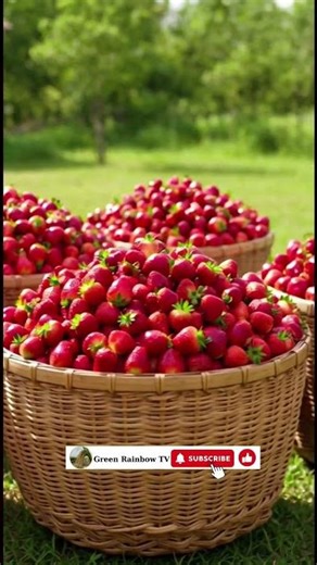 The syrup is made from strawberries.#agriculture