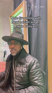 Male grooming with New Edition’s Ralph Tresvant. Via @queenienow. #NewEdition #Ralph #Tresvant #Rizz | Angie Interviews New Edition