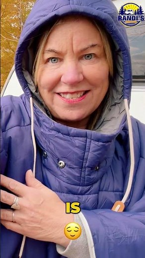 COZIEST Outdoor WARMTH! The Polar Hug Wearable Blanket Review #shorts