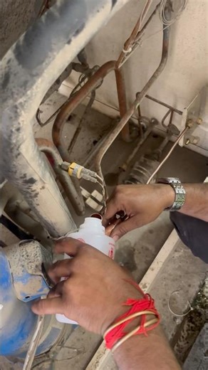 Package AC flushing #gayatriairzone #experiment