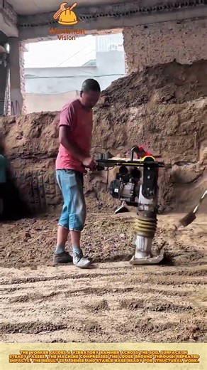 Best Method of Worker Compacting Soil Base for Strong Foundation