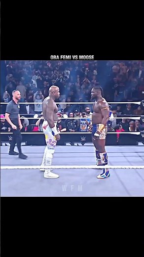 Oba Femi vs. Moose 🔥👿| NXT Championship Match 🤯| NXT Roadblock 2025 🥵 Edit