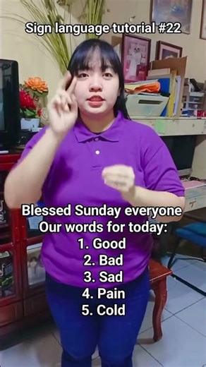 Sign language tutorial #22