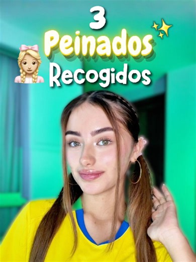 3 ideas de Peinados Recogidos para la escuela! 🏫💛 #peinados #peinadosrecogidos #tutorialpeinado #peinadosfaciles #hairstyle